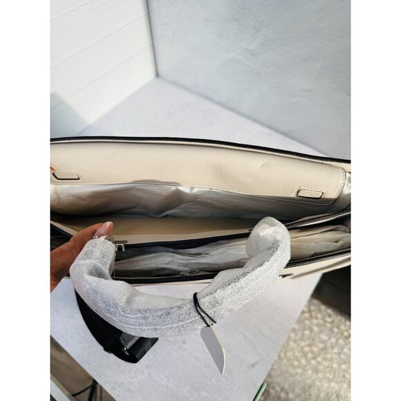 Furla‎ Reale North South Large Convertible Leather Tote Creamy Beige - Picture 13 of 16